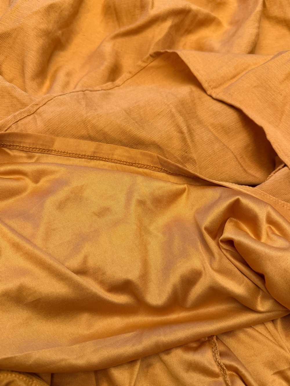 Blu Pepper Ruffled Smocked Maxi Dress - Muted Orange - Picture 8 of 8